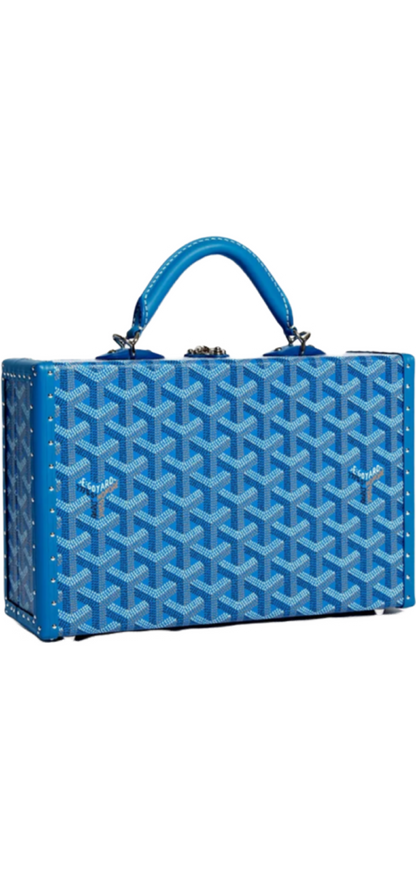 Blue invoice trunk bag