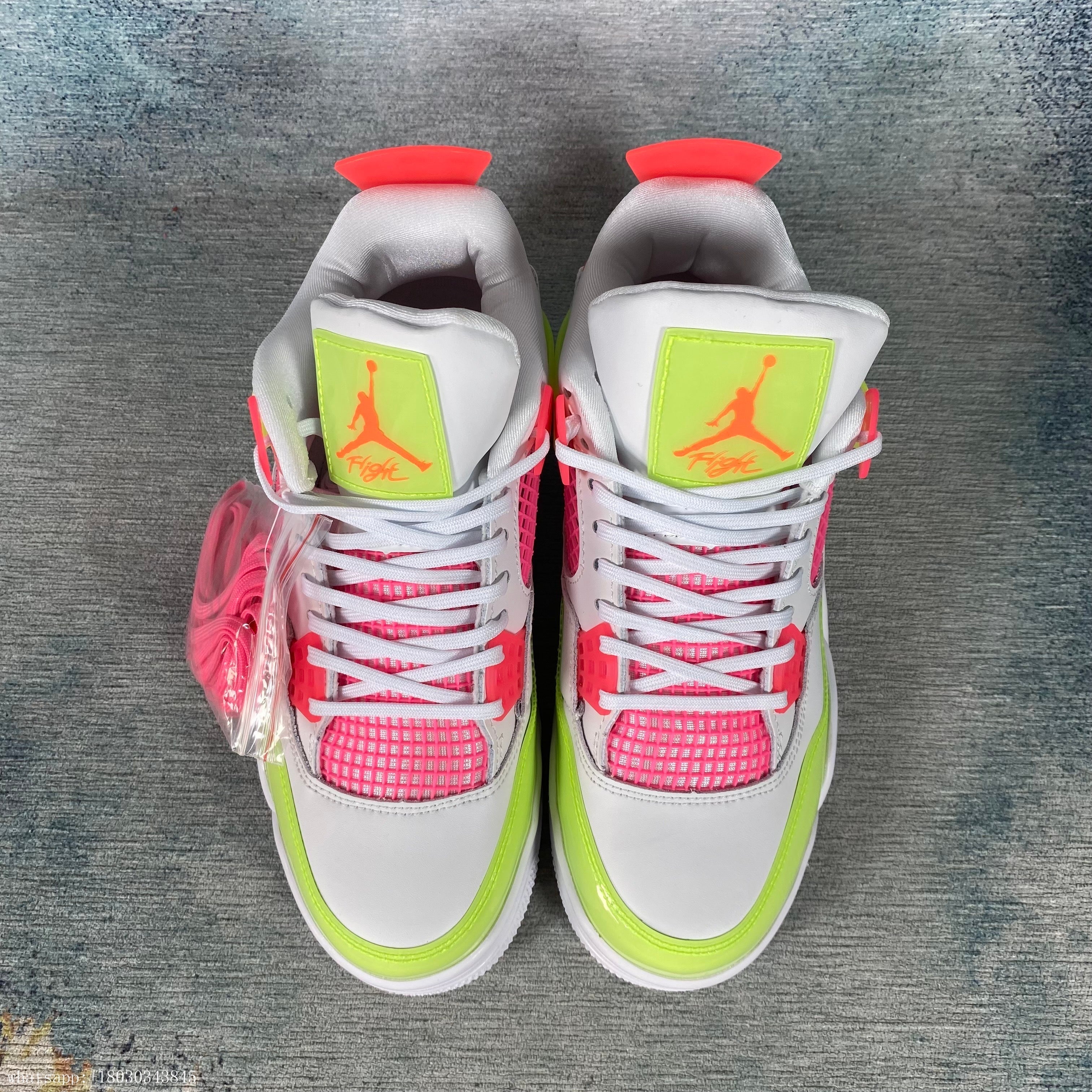 AJ4 Jordan 4 Retro White Lemon Pink
 1:1 STOCK X AUTHENTIFICATION ✔️