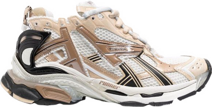 Blcg Runner blanche bronze facture