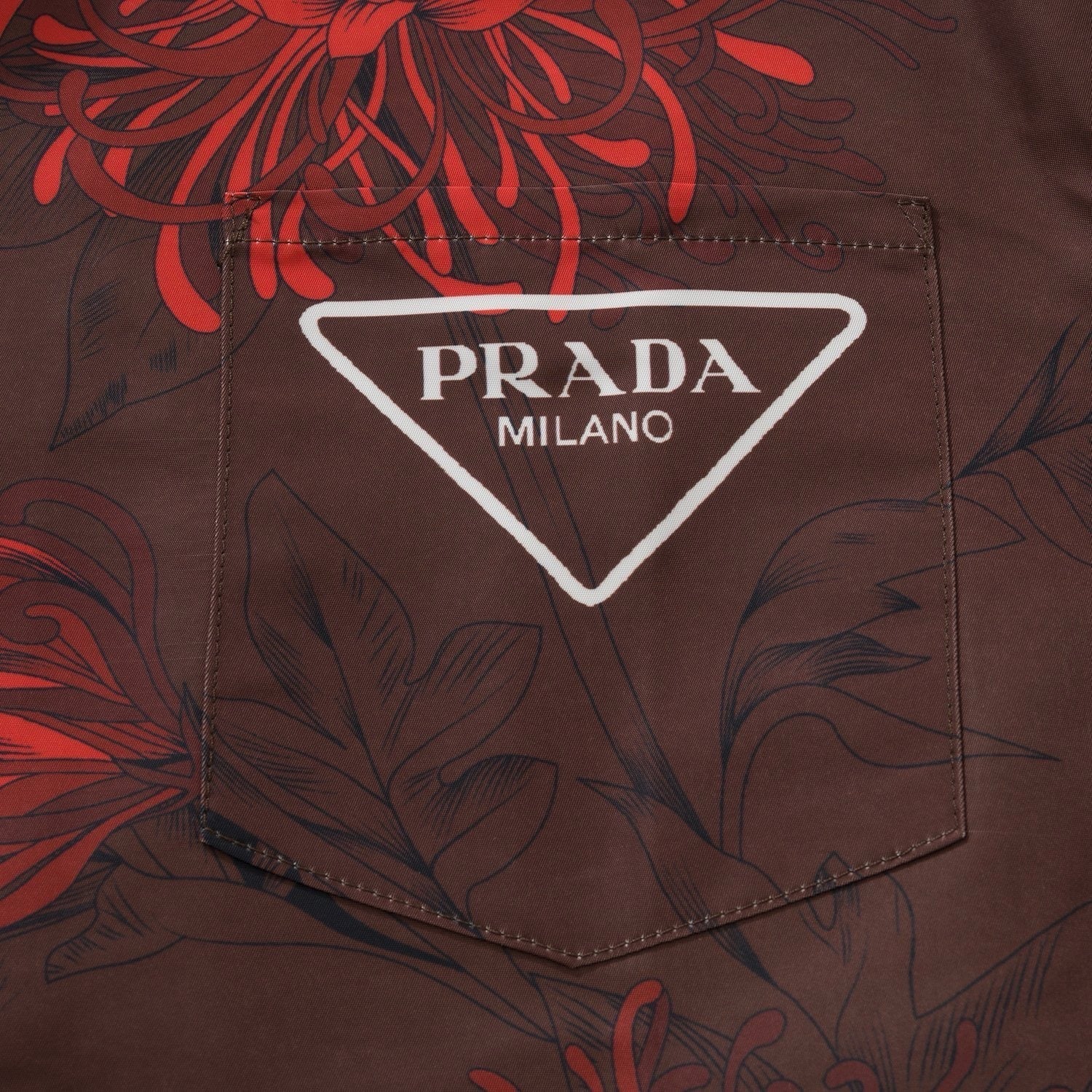 PRD RED FLOWERS Hemd