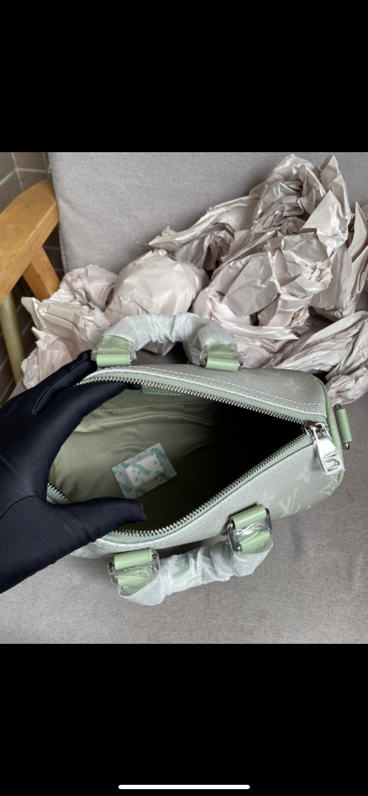 Sac keepall Grey vert 25 facture 10/10