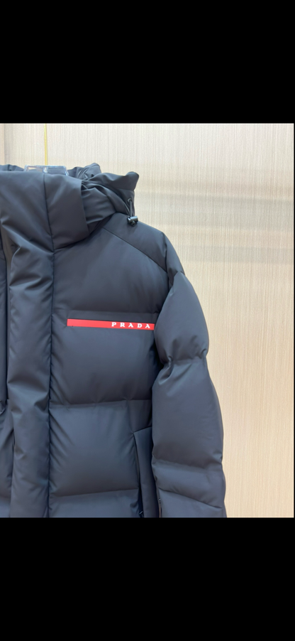 Manteau matelassé Nylon noir Long PRD