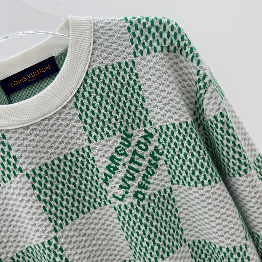 Sweat Damier en coton