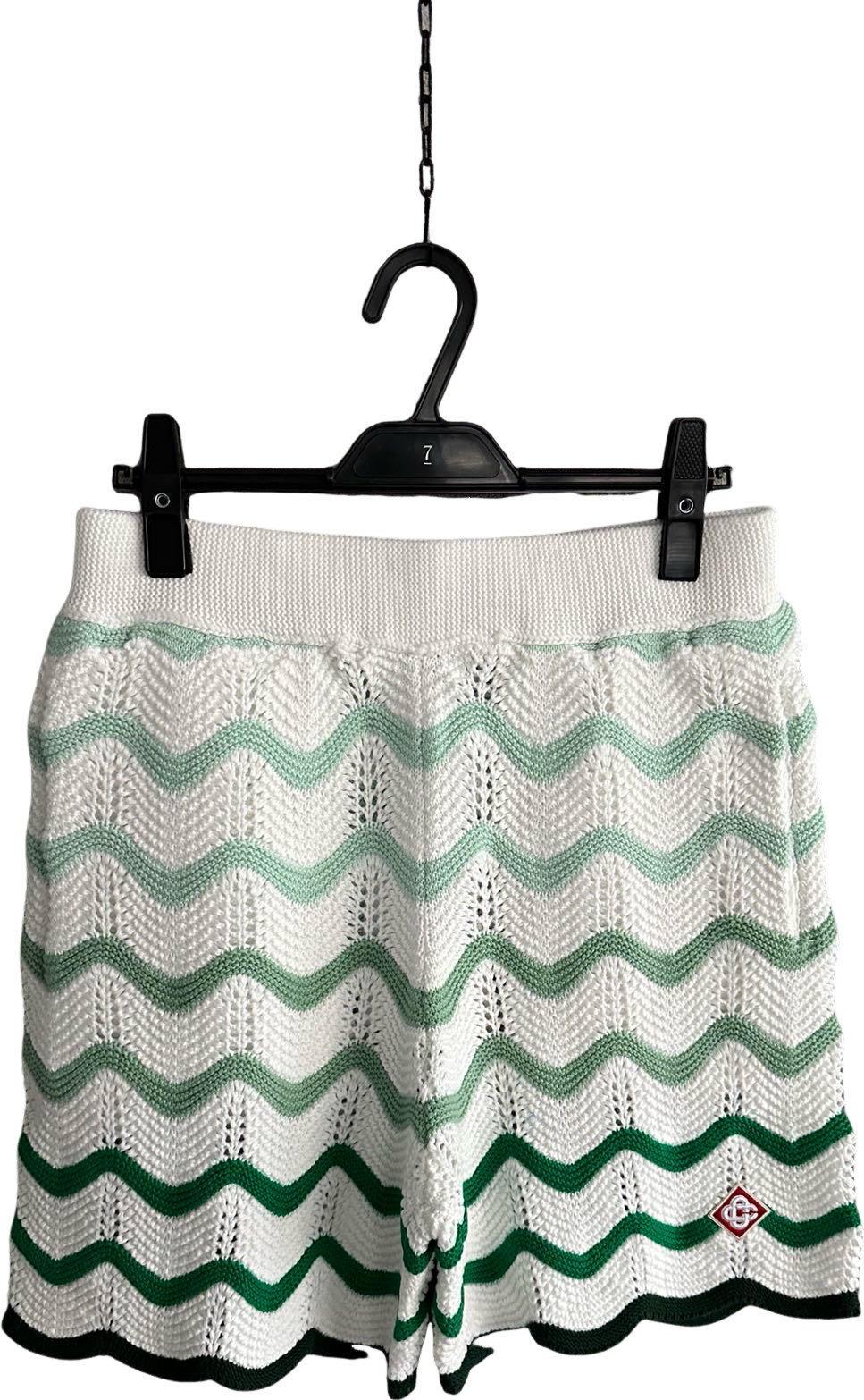 Casab Wavy Gradient Pattern Shorts