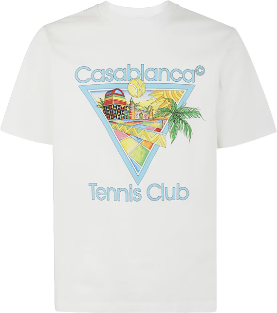 TENNIS-CLUB-T-SHIRT MIT CASA-DRUCK