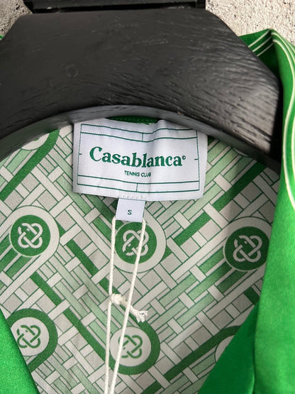 Chemise casa B  soie Green