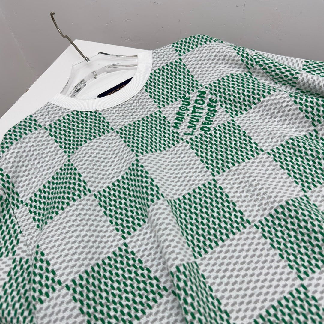 Sweat Damier en coton