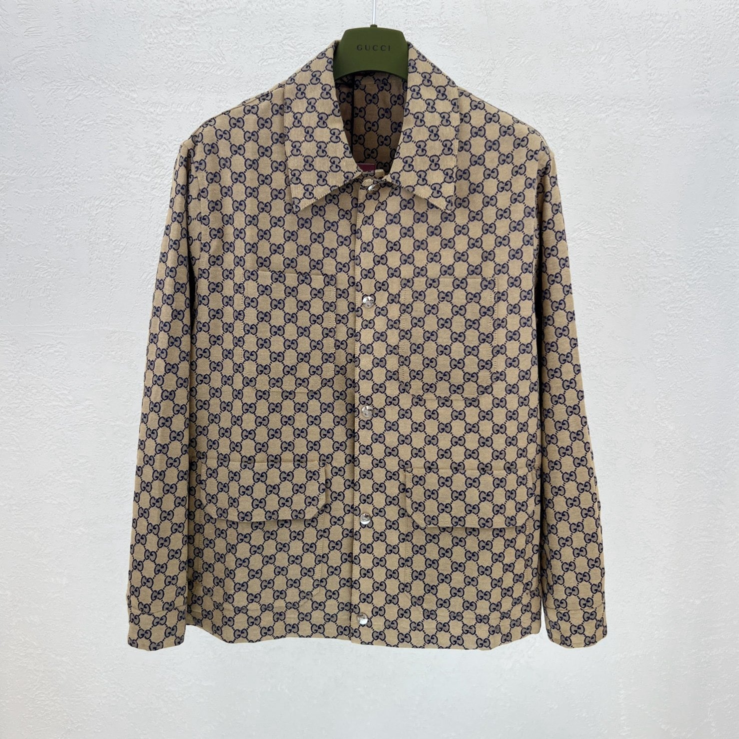 GG linen canvas jacket