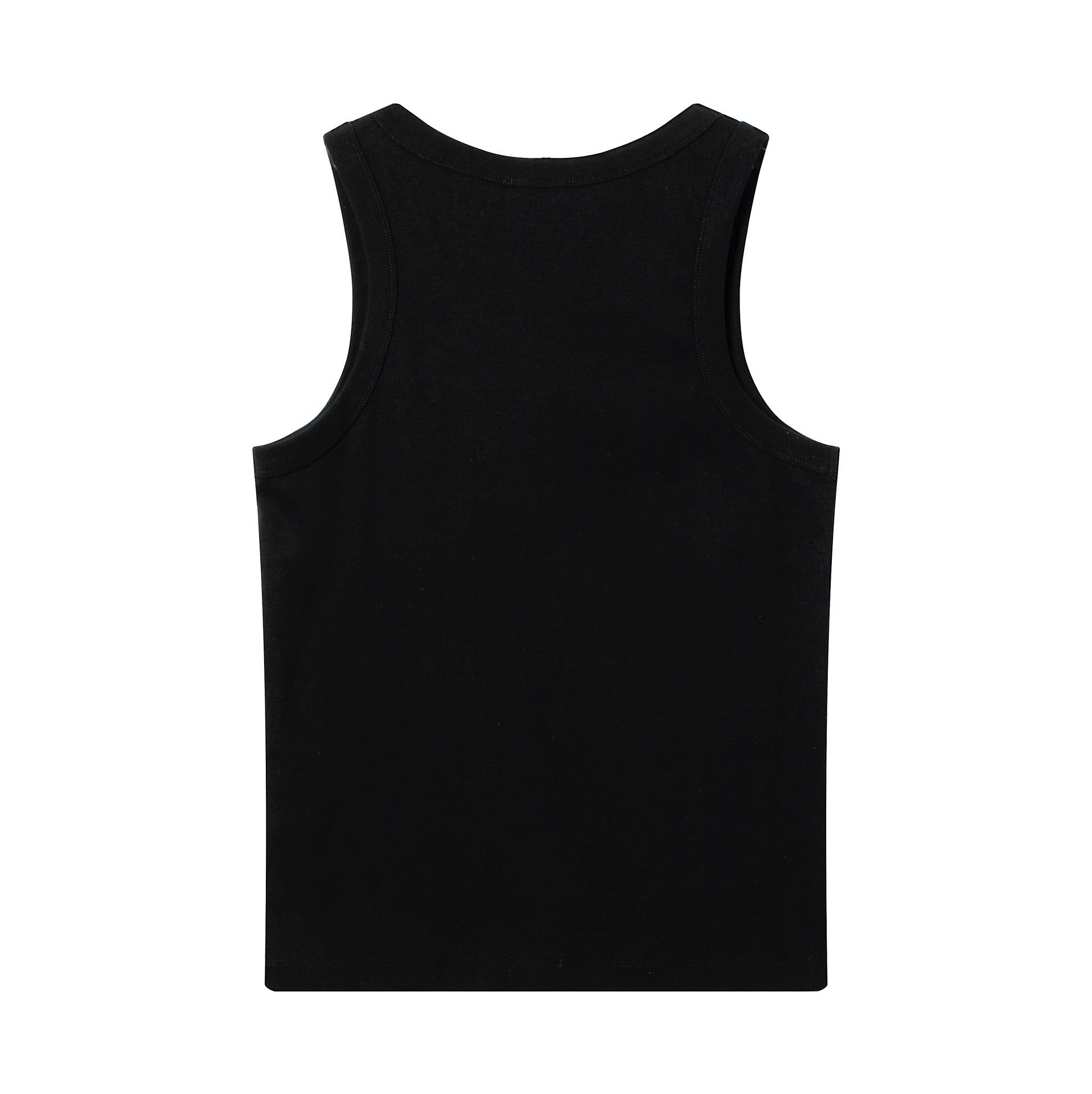 Schwarzes Tanktop mit PRD-Platte