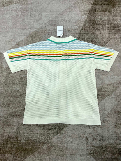 Casa Tennis crochet shirt