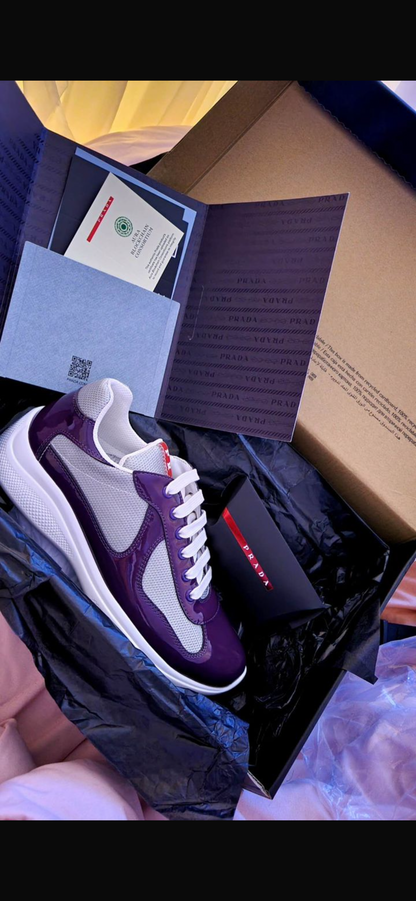 Sneakers Prd America ´ s Cup  tissu bike lisse purple