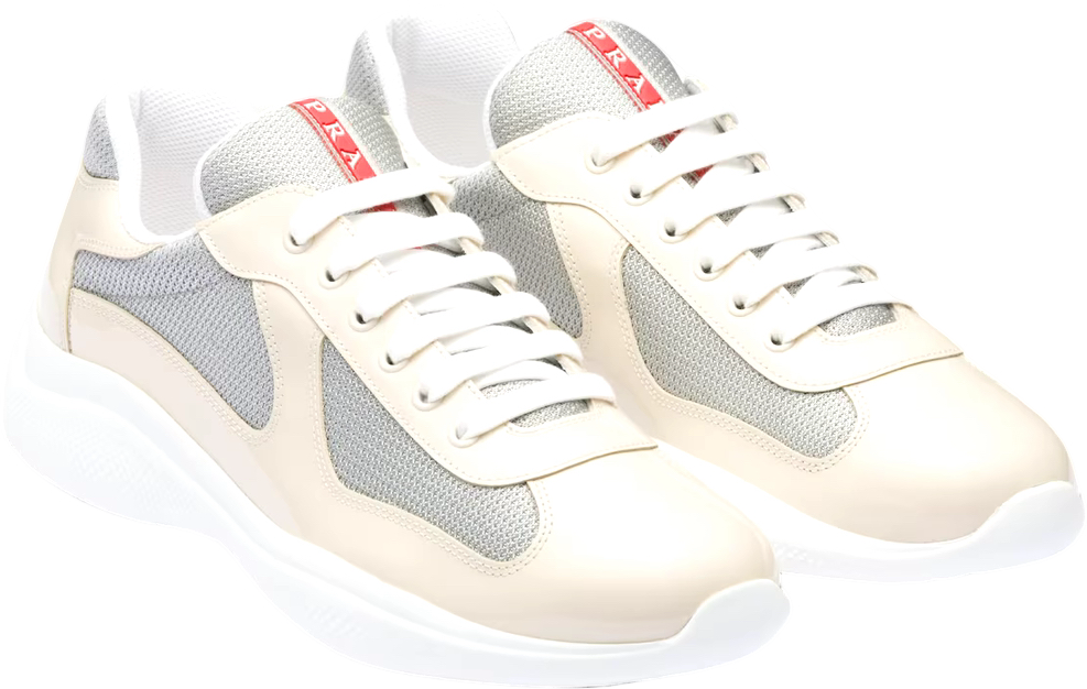 Sneakers Prd America ´ s Cup  tissu bike lisse beige