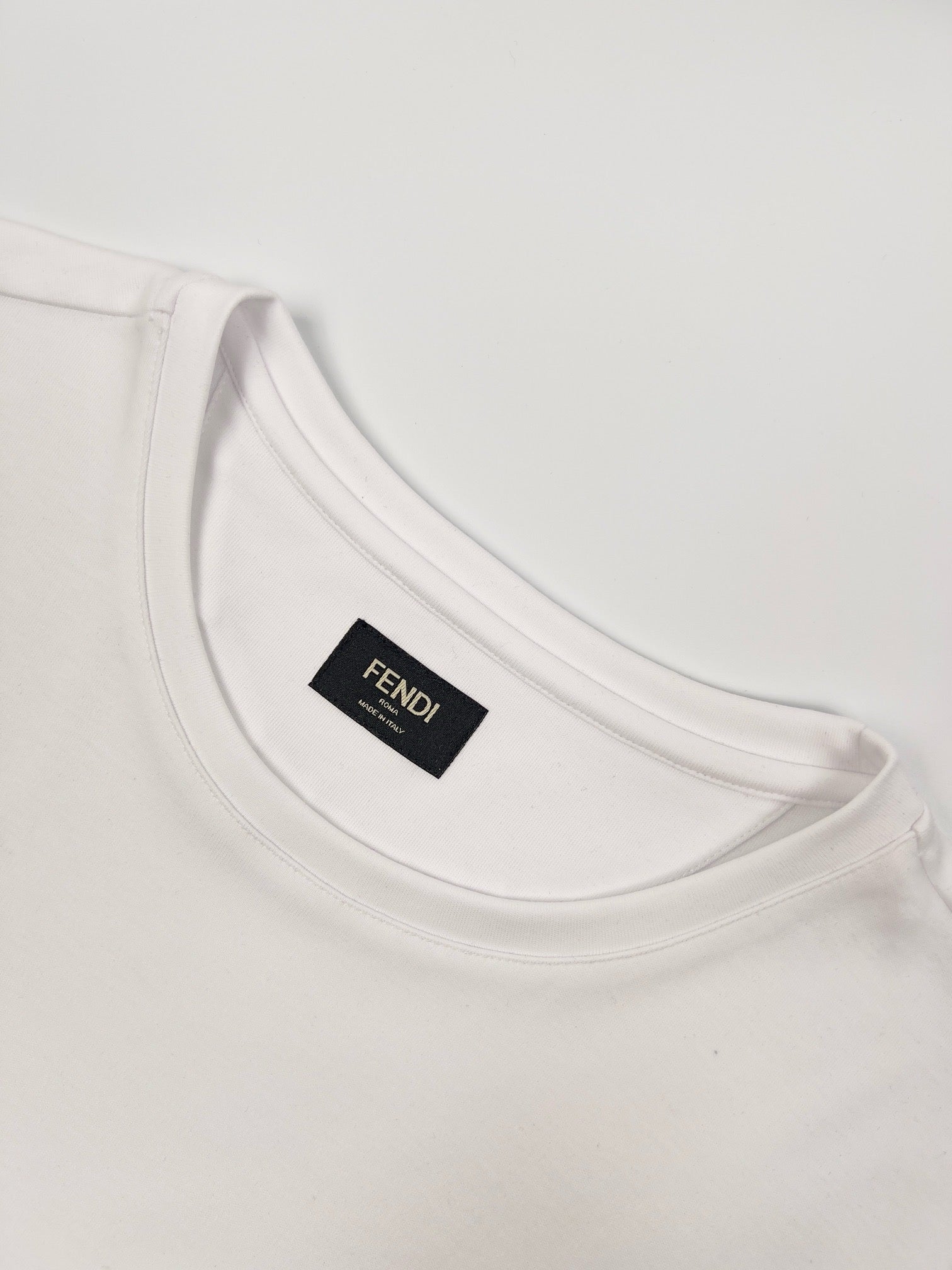 T-shirt White cotton T-shirt FF