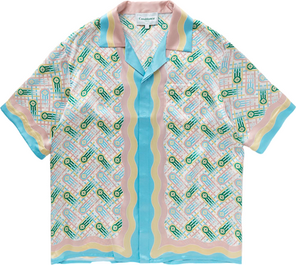 CASA CUBAN COLLAR SHORT SLEEVE SHIRT