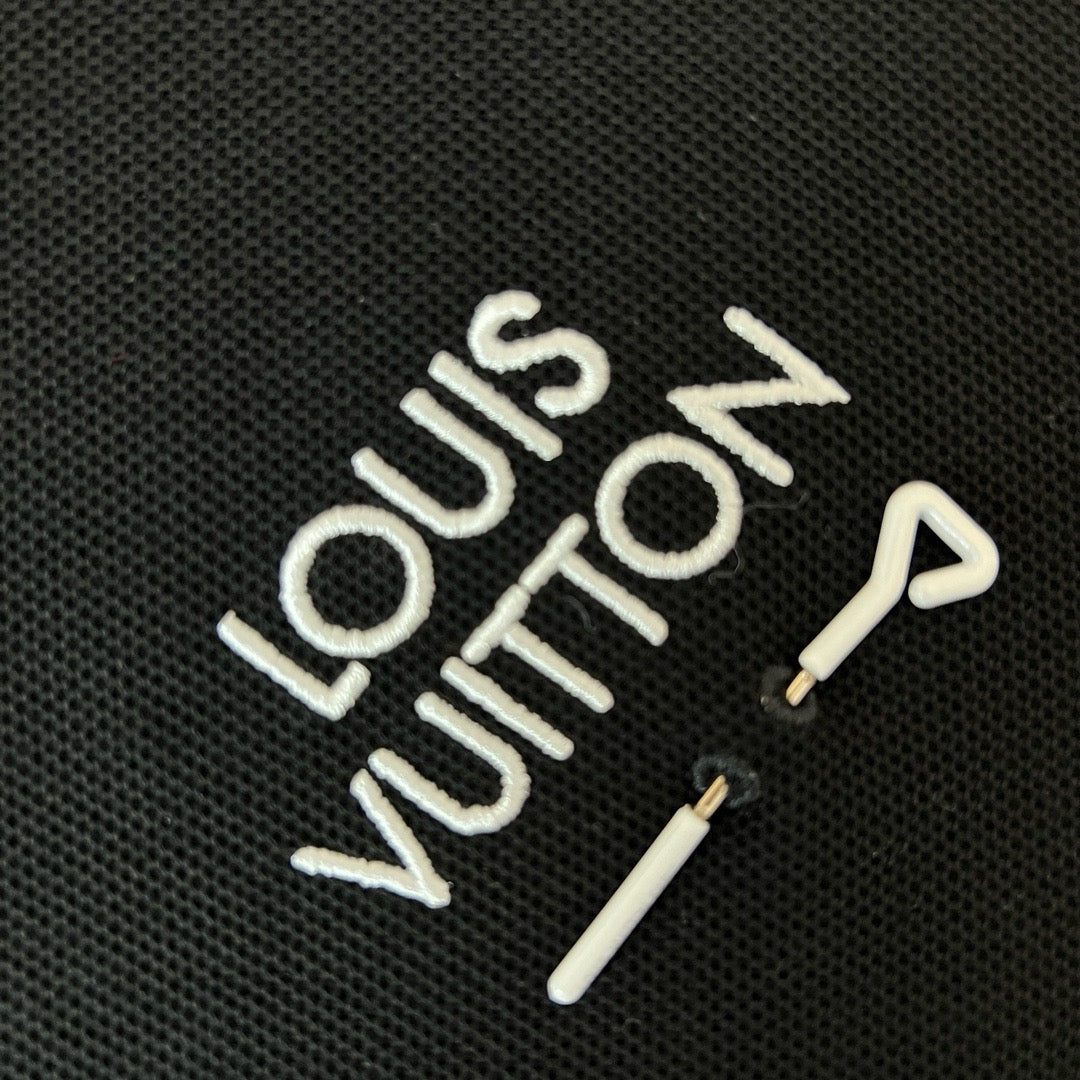 Lv black polo shirt