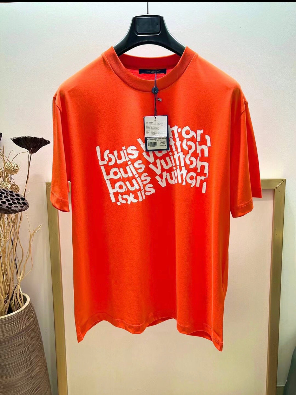 T shirt Lv oversized orange