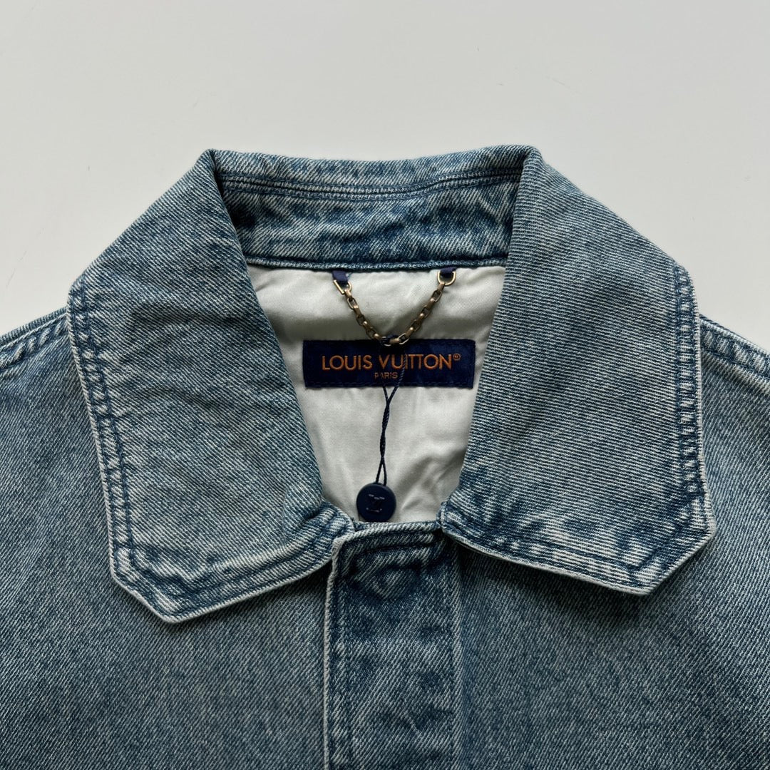 LV DENIM BLUE WORKWEAR SLEEVE SHIRT