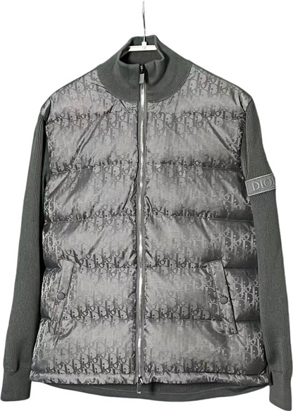 Veste Cd en maille gris facture