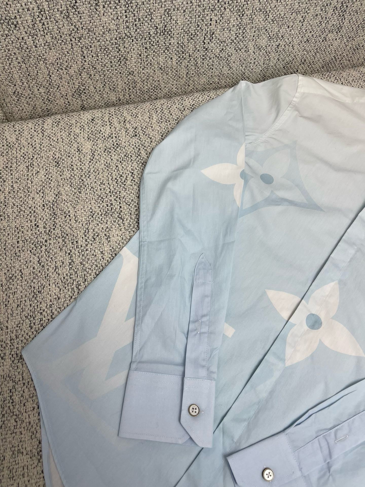 Chemise Lv Monogram blue sky