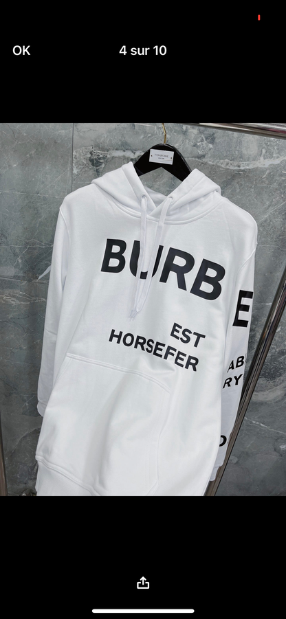 Weißes BRB-Rechnung-Sweatshirt