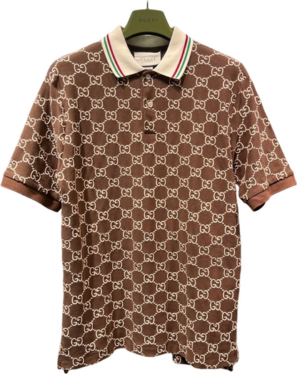 Polo Gg marron foncé facture