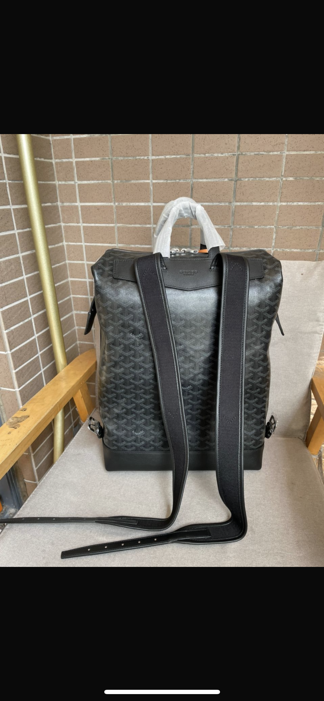 Sac à dos Cisalpin Jet Black 10/10 FACTURE GOYRD