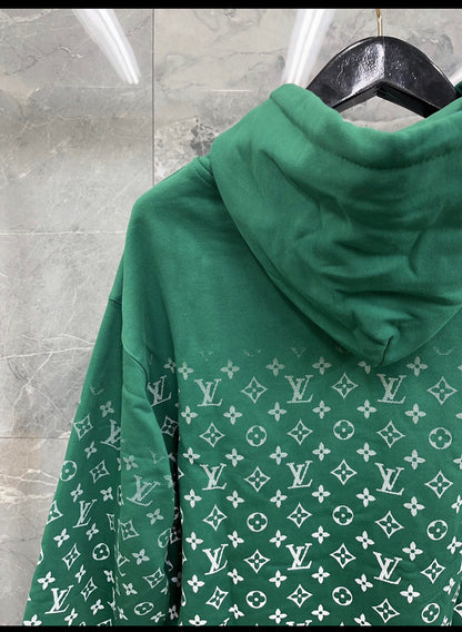 Sweatshirt Lv bill grün und weiß