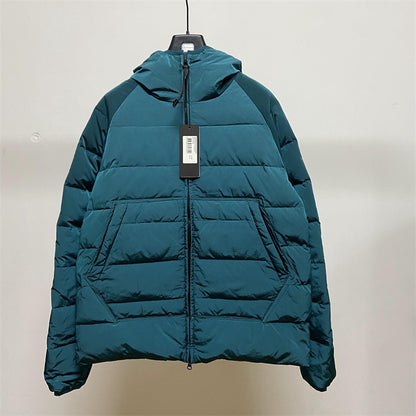 Doudoune CP Blue Éco chrome R hooded Down jacket