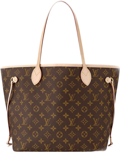 Neverfull MM Tasche Peony Beige Innenrechnung