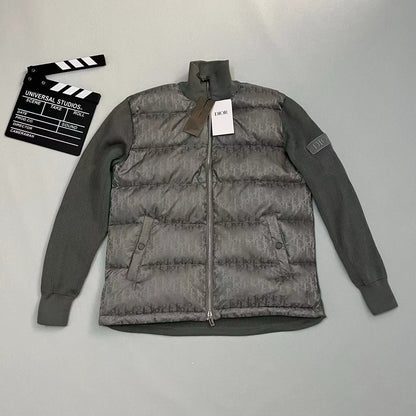 Veste Cd en maille gris facture