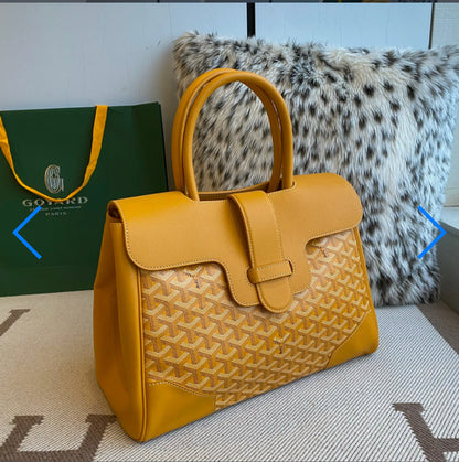 Sac cabas Saigon yellow facture