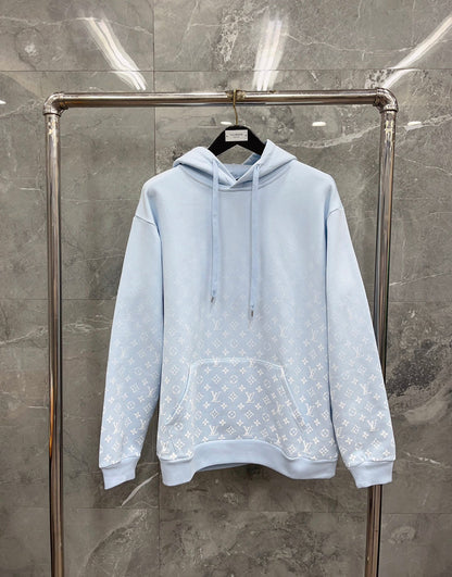 Lv Sweatshirt Rechnung blauer Himmel / Weiß