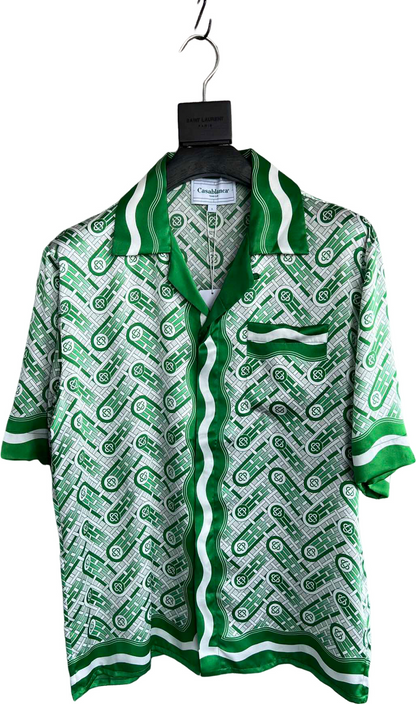 Casa B silk shirt Green