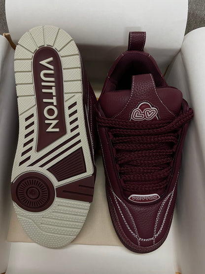 Sneakers  Lv Skate bordeaux facture