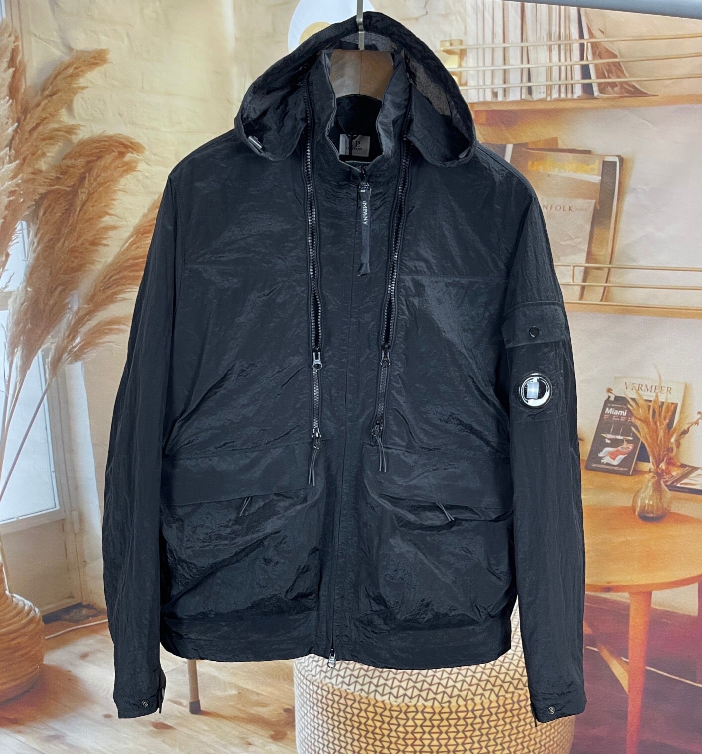 Veste CP Black Windbreaker Jacket