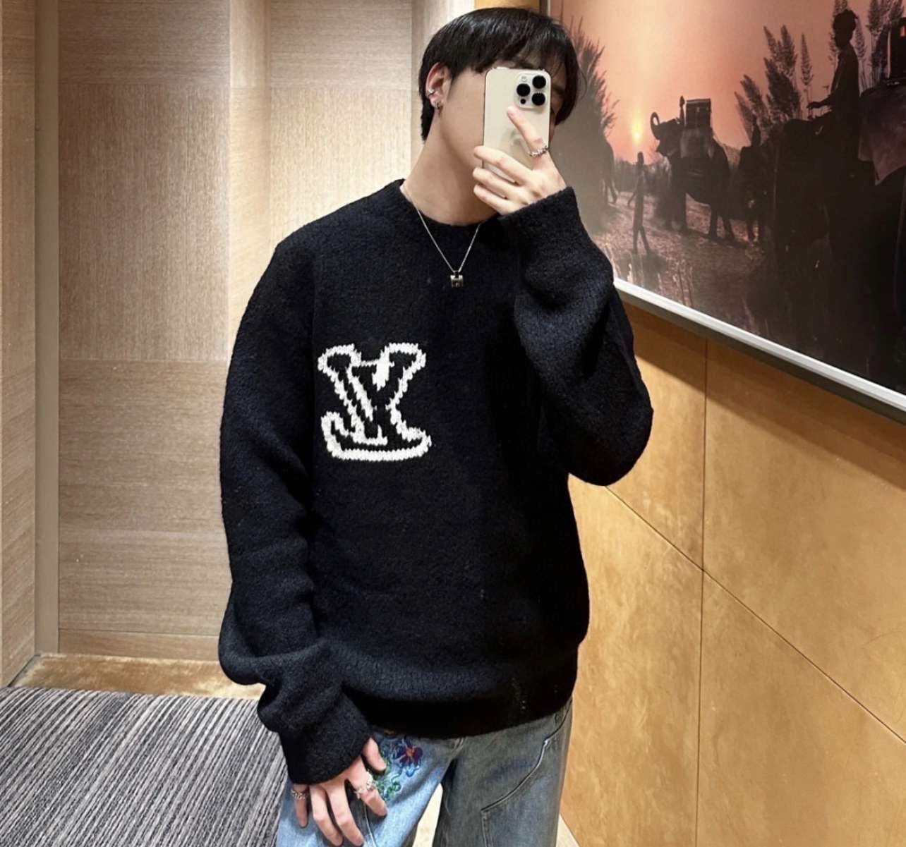 Lv Black Sweater Rechnung 2023