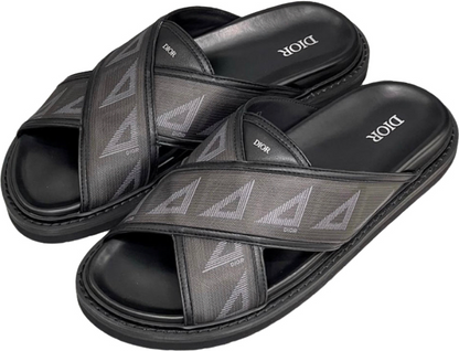 Classic CD flip-flops in leather