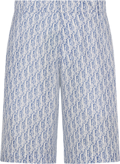 Blaue CD Oblique Bermudashorts