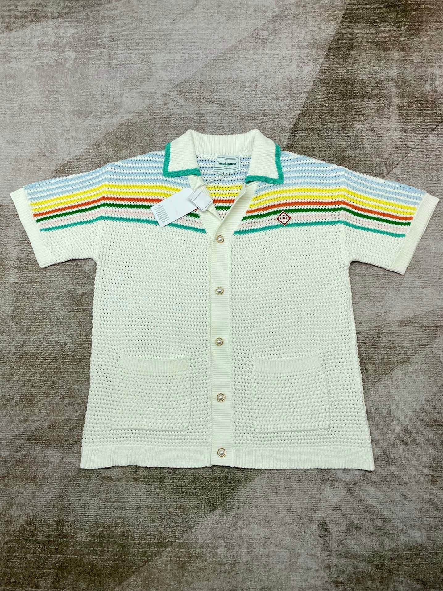 Casa Tennis crochet shirt