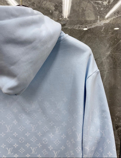 Lv Sweatshirt Rechnung blauer Himmel / Weiß