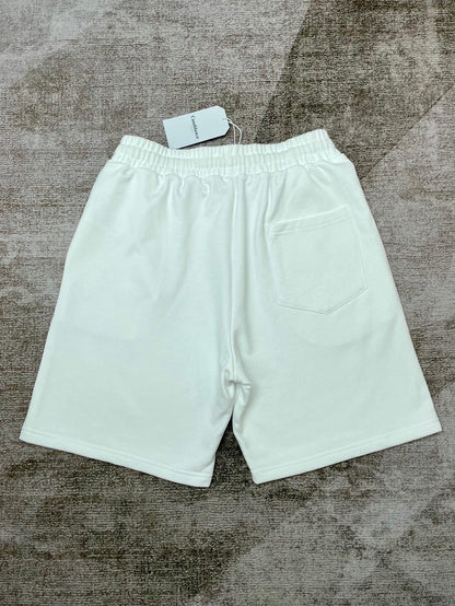 Short en molleton de coton for the peace White