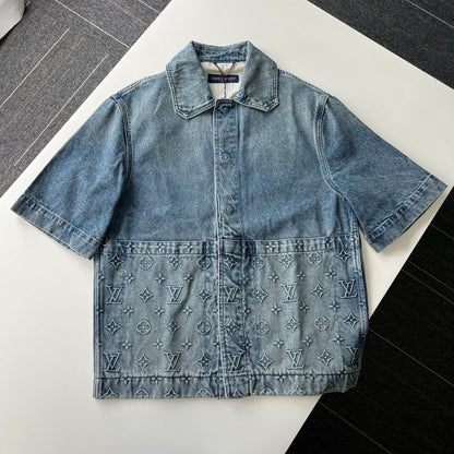 LV DENIM BLUE WORKWEAR SLEEVE SHIRT