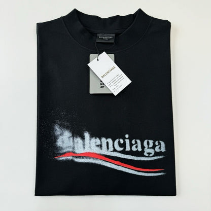 Blncg übergroßes schwarzes Baumwoll-T-Shirt