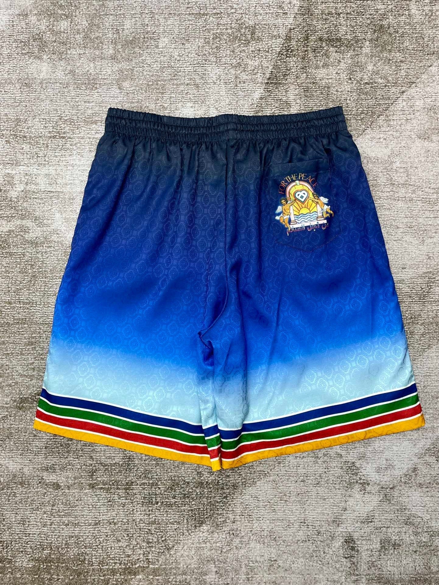 Blaue Casa-Shorts