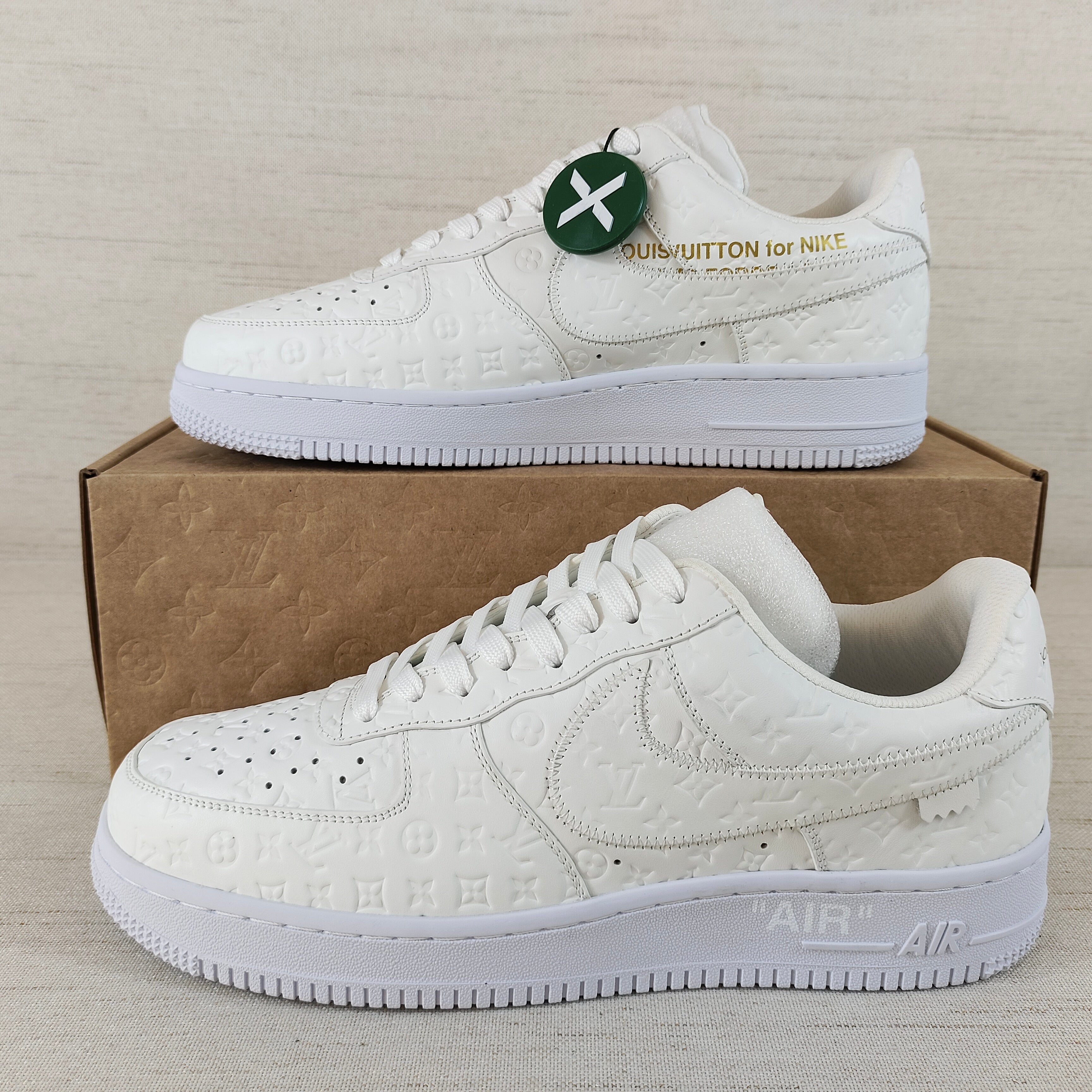 Af1 x Lv Full white Category A