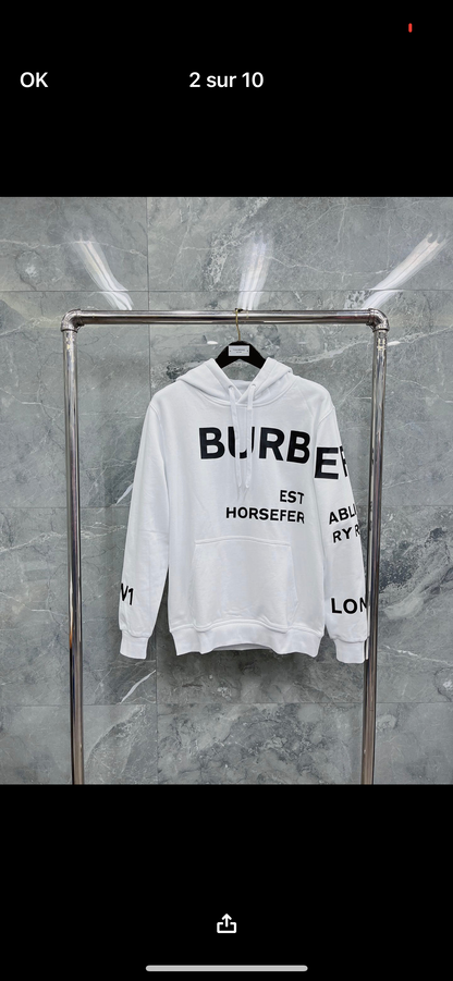 Weißes BRB-Rechnung-Sweatshirt