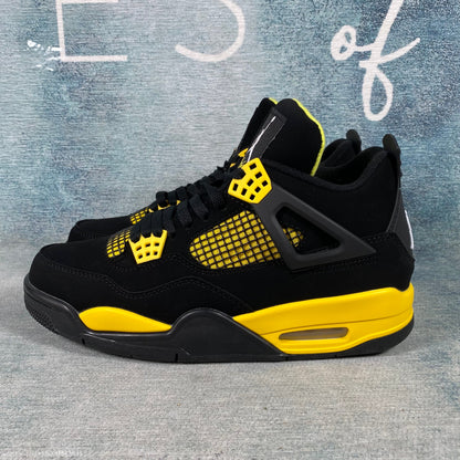 AJ4 Jordan 4 Retro schwarz gelb 1:1 LAGER