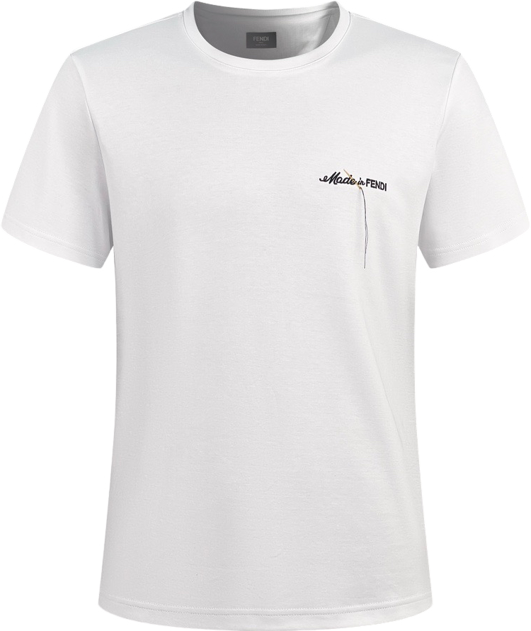 T-shirt White cotton T-shirt FF