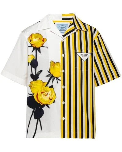 Chemise PRD yellow flowers