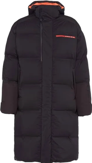 Manteau matelassé Nylon noir Long PRD